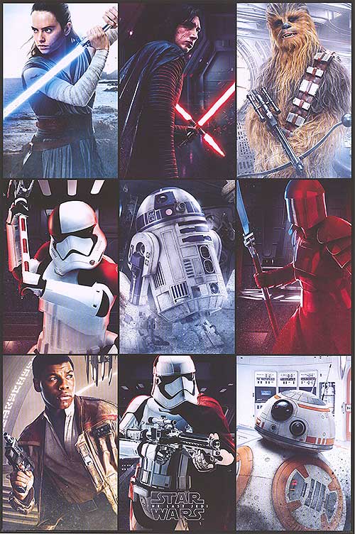 Star Wars: The Last Jedi (2017) movie poster 24x36