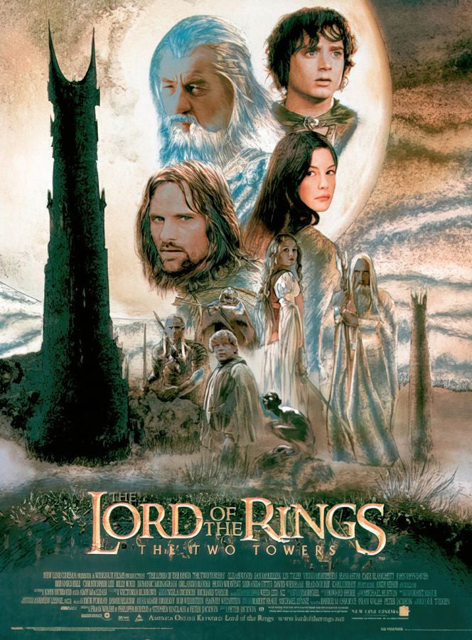The Lord of the Rings: The Two Towers (2002) movie poster 23.75x31.5