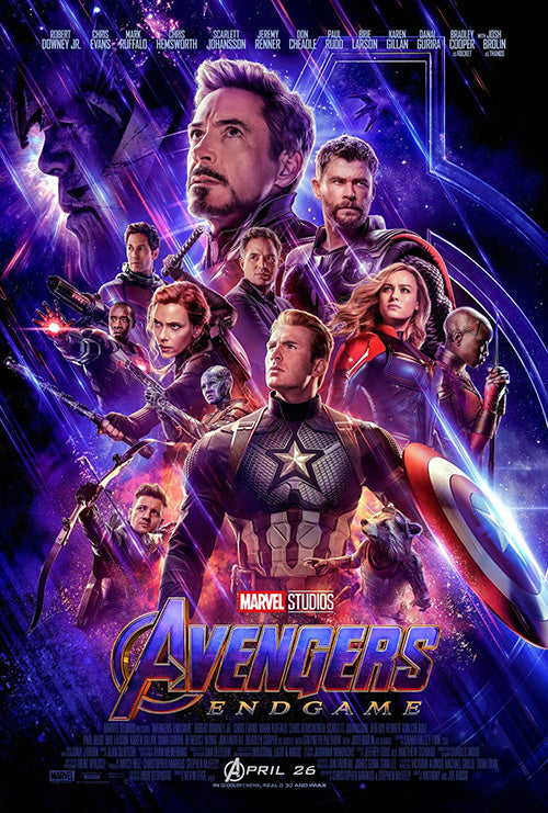 Avengers: Endgame (2019) movie poster 24x36