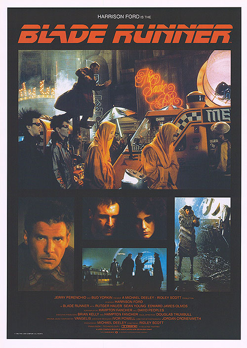 Blade Runner (1982) movie poster 25.25x35.5