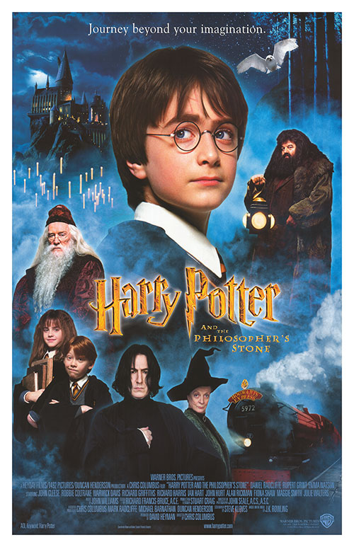 Harry Potter and the Philosopher's Stone (2001) movie poster 11x17