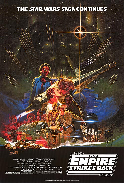 The Empire Strikes Back (1980) movie poster 27x39.75