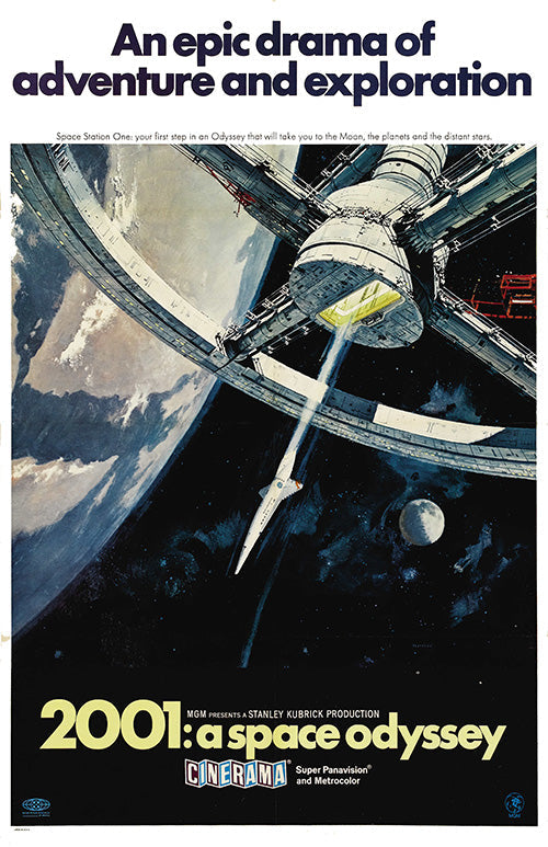 2001: A Space Odyssey (1968) movie poster 11x17