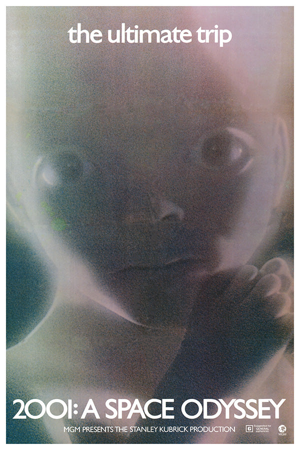 2001: A Space Odyssey (1968) movie poster 24x36