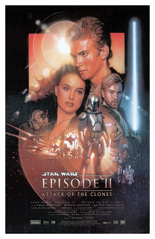 Star Wars: Episode II - Attack of the Clones (2002) movie poster 11x17
