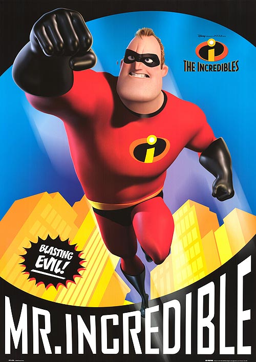 The Incredibles (2004) movie poster 25x35.5