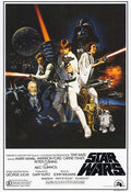 Star Wars (1977) movie poster 27x39