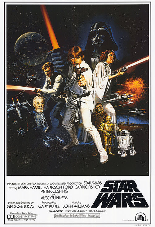 Star Wars (1977) movie poster 27x39