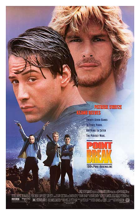 Point Break (1991) movie poster 11x17