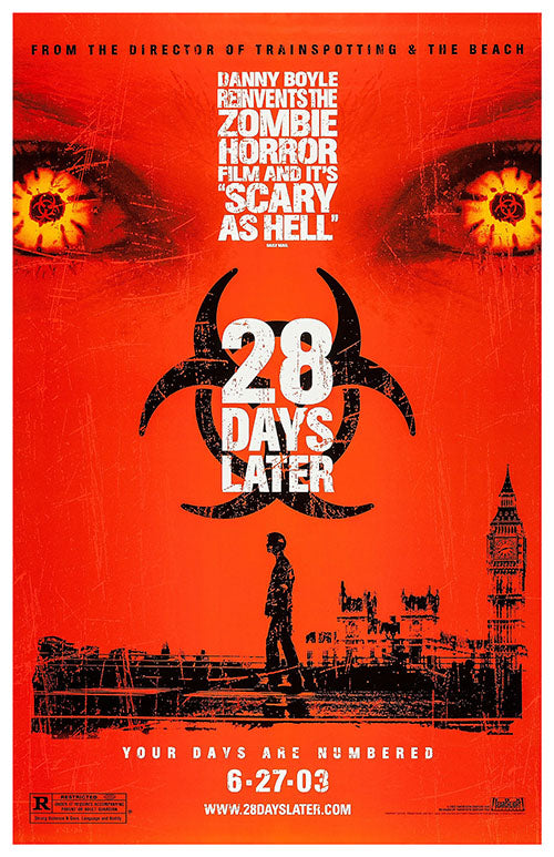 28 Days Later (2002) movie poster 11x17