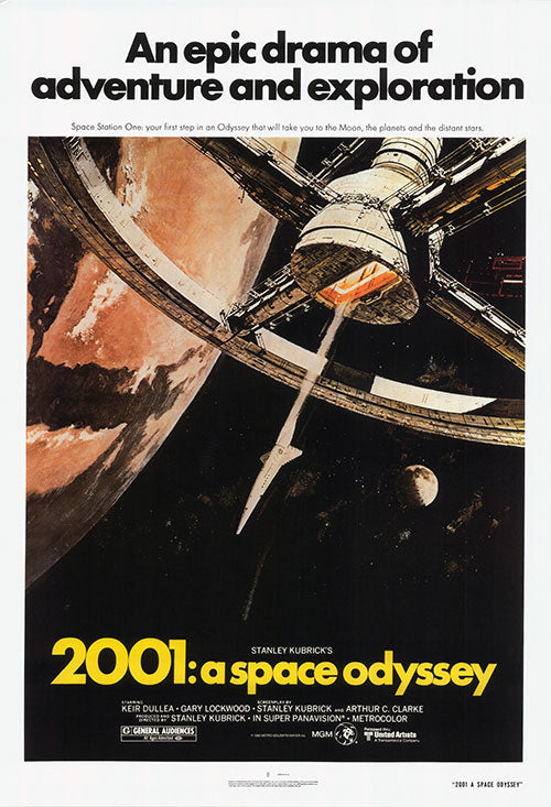 2001: A Space Odyssey (1968) movie poster 26.5x39.5