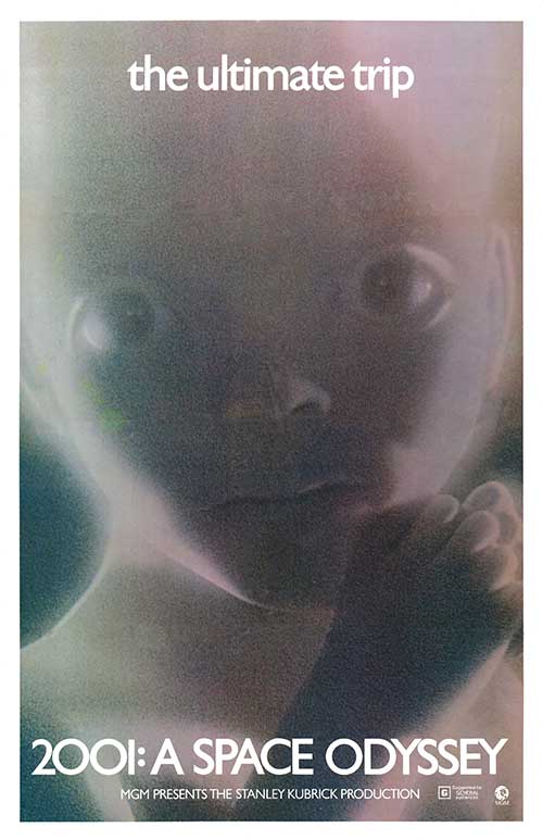 2001: A Space Odyssey (1968) movie poster 11x17