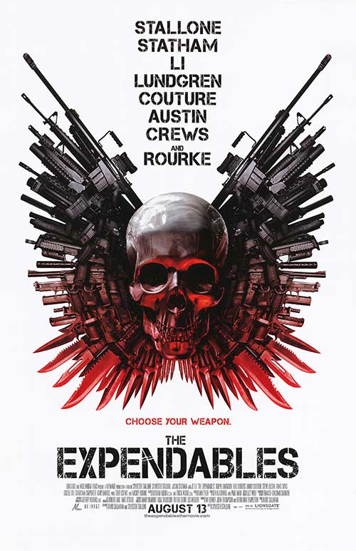 The Expendables (2010) movie poster 11x17