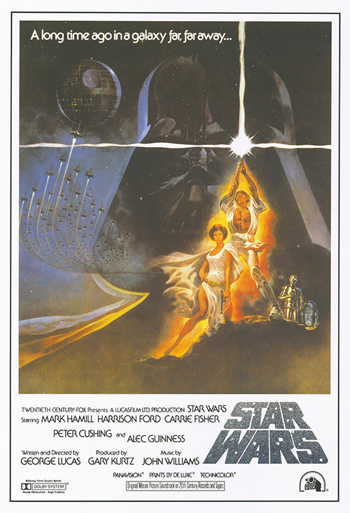 Star Wars (1977) movie poster 27x39