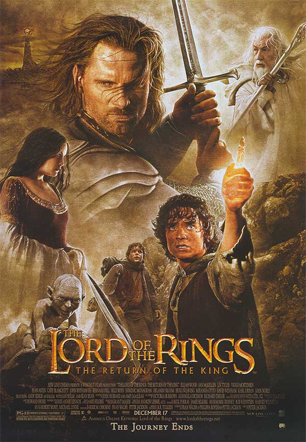The Lord of the Rings: The Return of the King (2003) movie poster 26.75x38.5