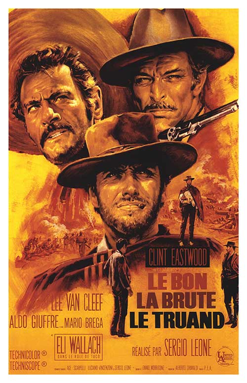 The Good, the Bad and the Ugly (1966) movie poster 11x17