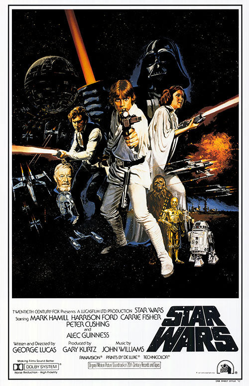 Star Wars (1977) movie poster 11x17