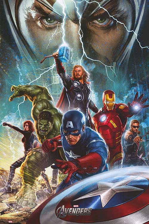 The Avengers (2012) movie poster 24x36