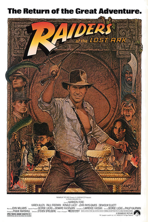 Raiders of the Lost Ark (1981) movie poster 24x36