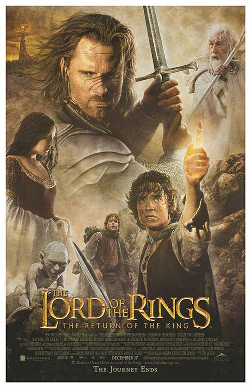 The Lord of the Rings: The Return of the King (2003) movie poster 11x17