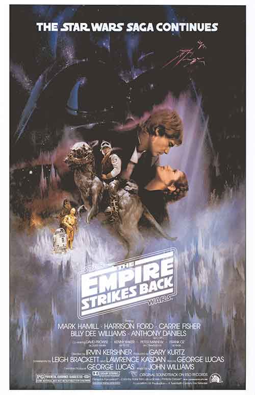 The Empire Strikes Back (1980) movie poster 11x17