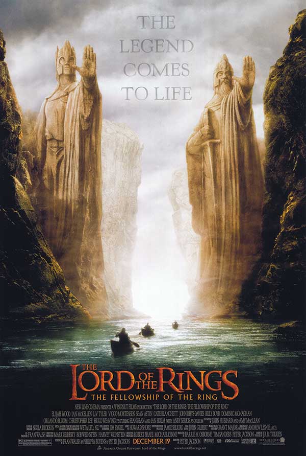 The Lord of the Rings: The Fellowship of the Ring (2001) movie poster 27x40