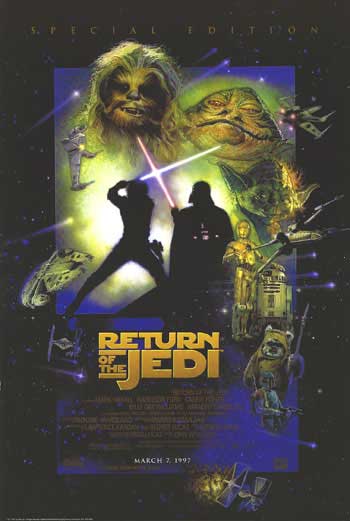 Return of the Jedi (1983) movie poster 26.75x39.5