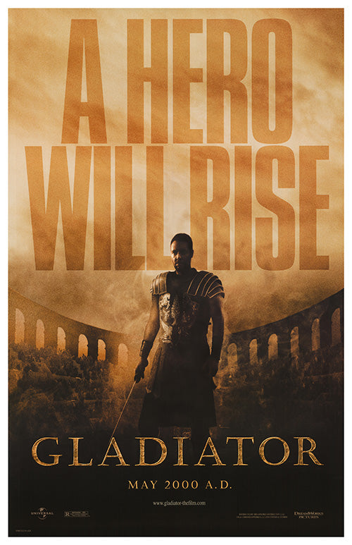 Gladiator (2000) movie poster 11x17
