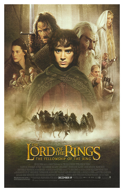 The Lord of the Rings: The Fellowship of the Ring (2001) movie poster 11x17