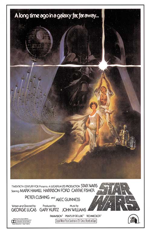 Star Wars (1977) movie poster 11x17