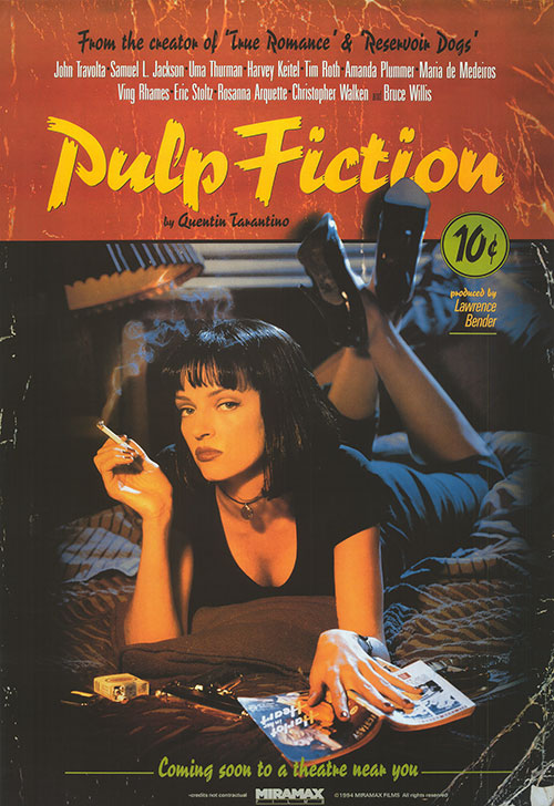 Pulp Fiction (1994) movie poster 26.75x40