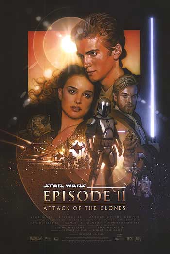 Star Wars: Episode II - Attack of the Clones (2002) movie poster 27x40