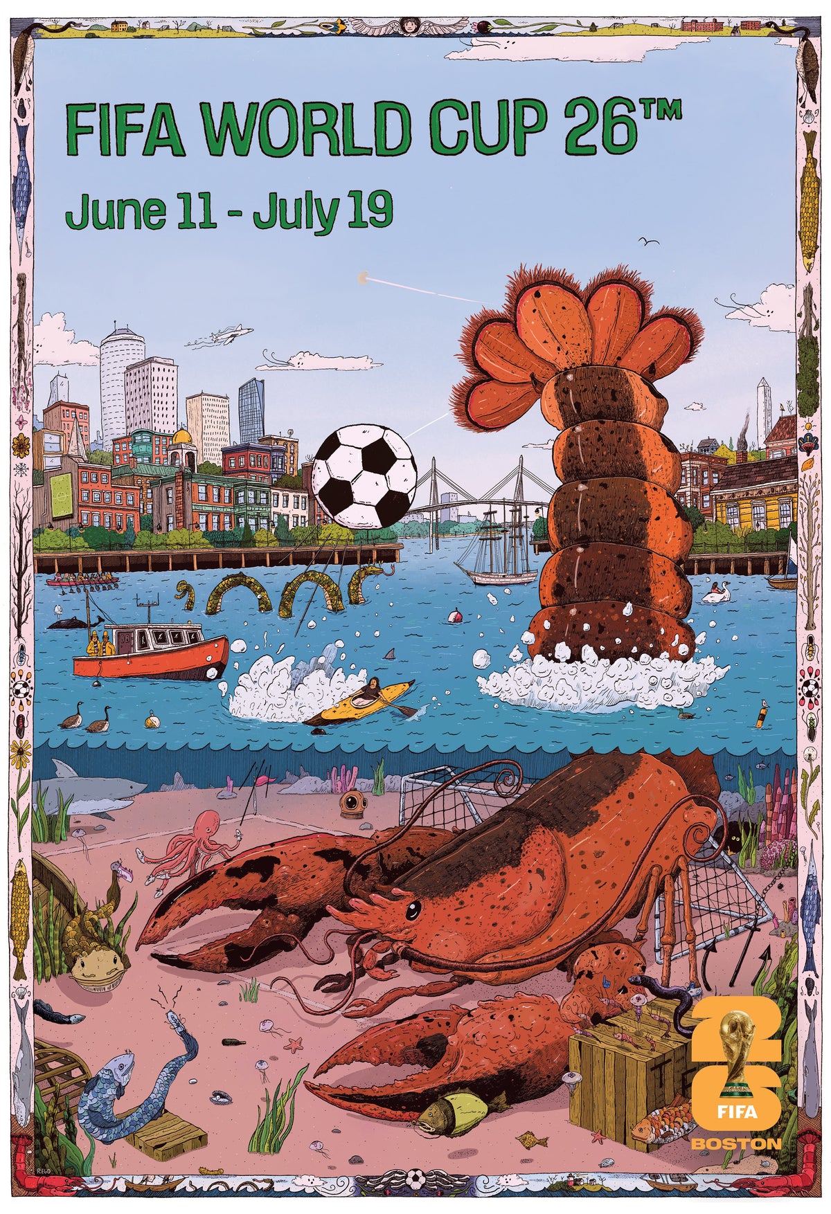 FIFA World Cup 2026™ - Boston Poster