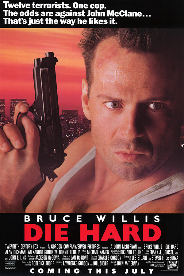 Die Hard (1988) movie poster 24x36