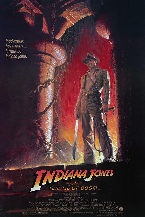Indiana Jones and the Temple of Doom (1984) movie poster 24x36