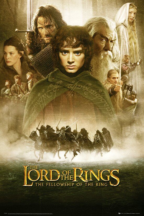 The Lord of the Rings: The Fellowship of the Ring (2001) movie poster 24x36