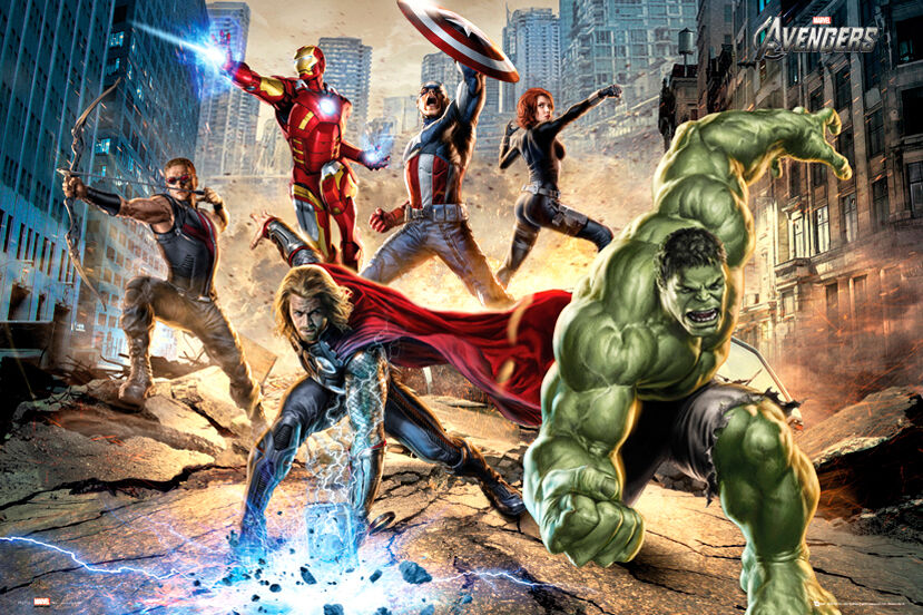 The Avengers (2012) movie poster 36x24