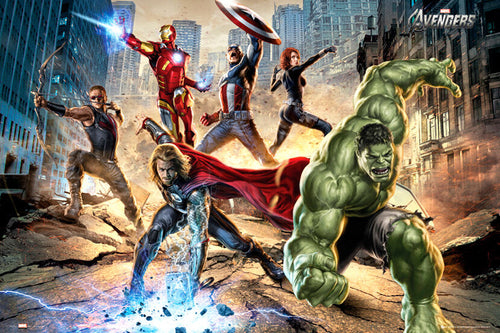 The Avengers (2012) movie poster 36x24