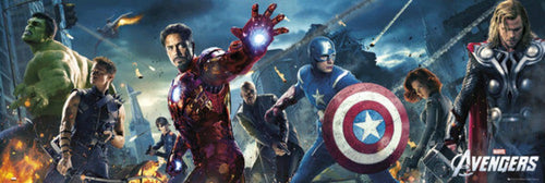 The Avengers (2012) movie poster 62x21