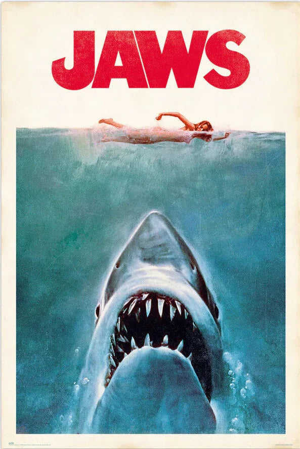 Jaws (1975) movie poster 24x36