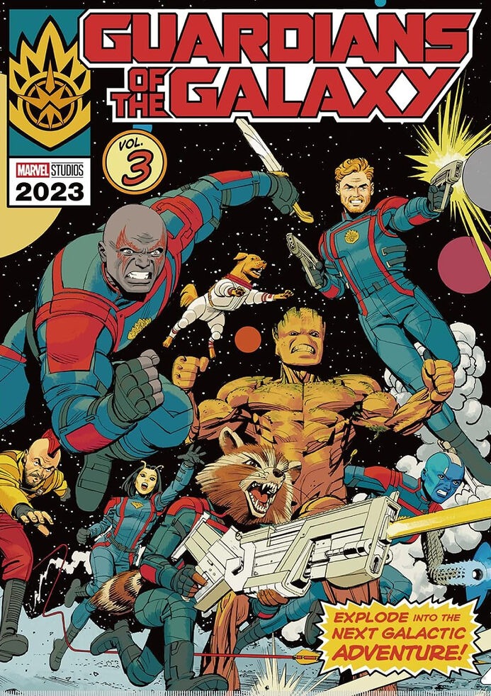 Guardians of the Galaxy Vol. 3 (2023) movie poster 24x36