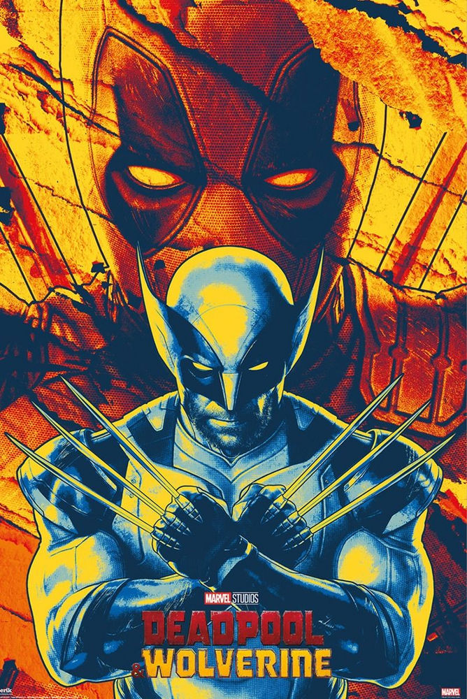 Deadpool & Wolverine (2024) movie poster 24x36