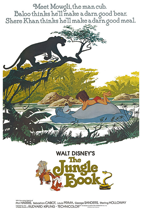 Jungle Book (1942) movie poster 24x36