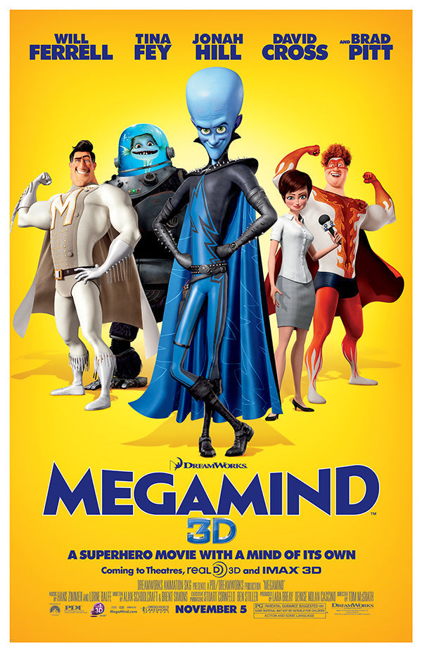 Megamind (2010) movie poster 11x17