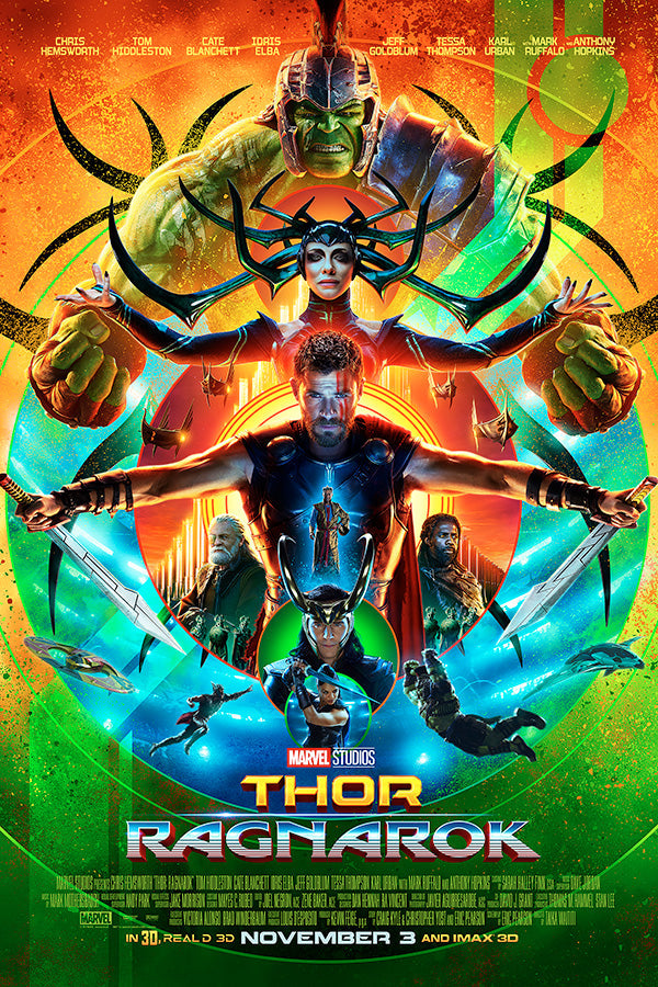 Thor: Ragnarok (2017) movie poster 24x36