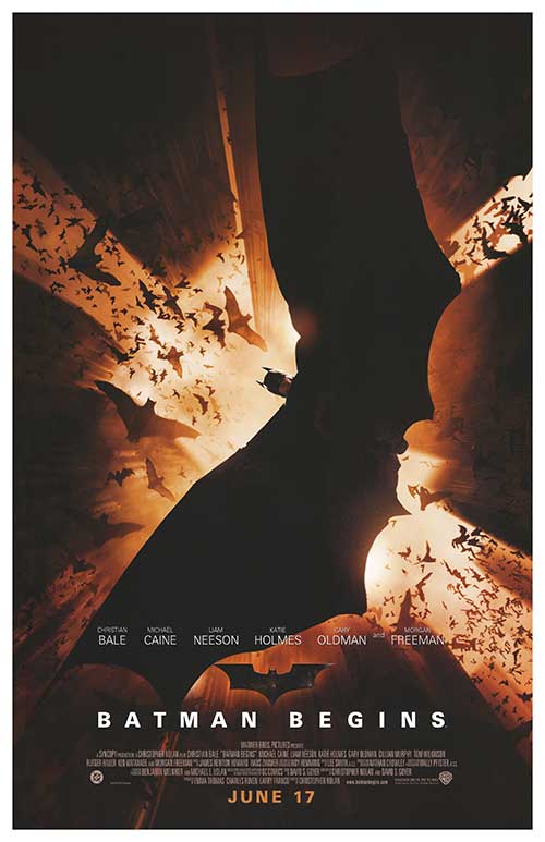 Batman Begins (2005) movie poster 11x17