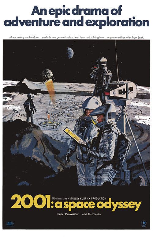 2001: A Space Odyssey (1968) movie poster 11x17