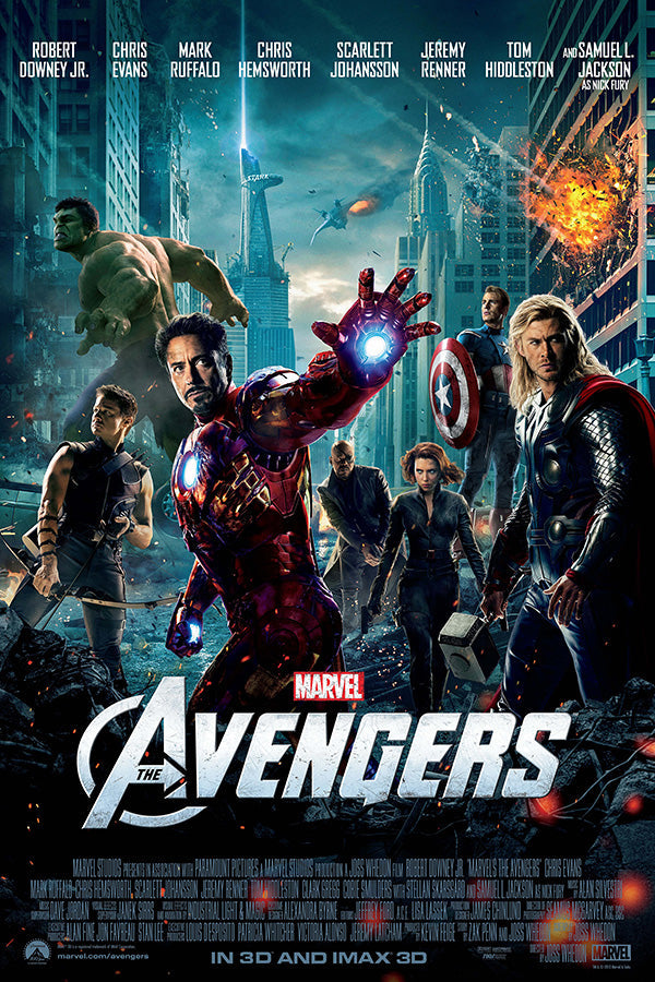 The Avengers (2012) movie poster 24x36