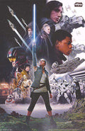 Star Wars: The Last Jedi (2017) movie poster 22.25x34