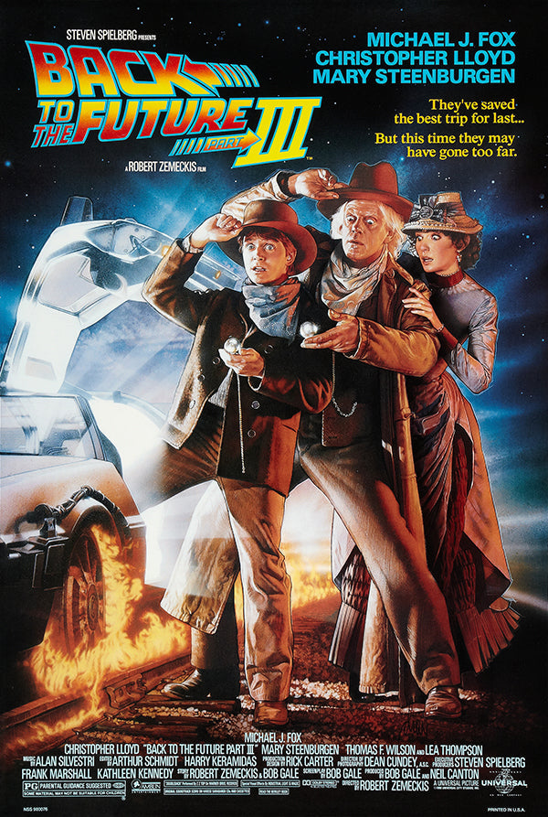 Back to the Future Part III (1990) movie poster 27x40